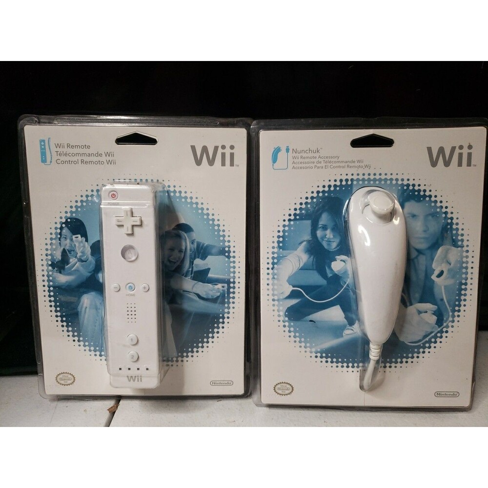Nintendo Wii Remote & Nunchuk Both NEW SEALED!!!